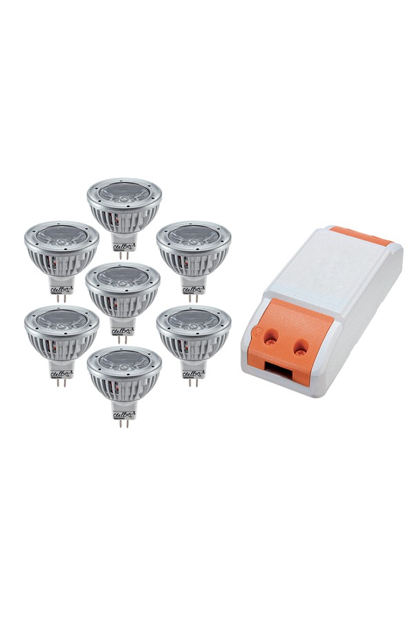 LED DRIVER 24W+ 7X LED1 3W 2700K MR16