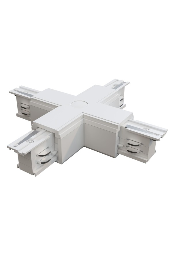 TRA005CX-31W Trinity X-shaped Connector White