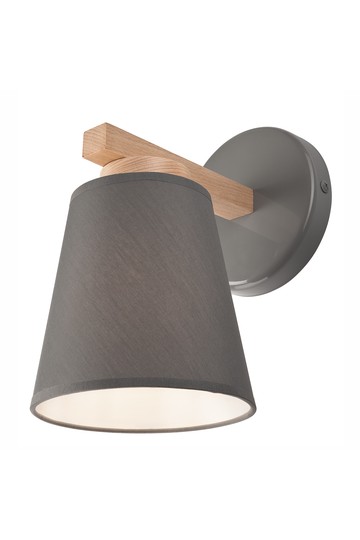 KM-1.113 ELLIE 1-light wooden wall lamp