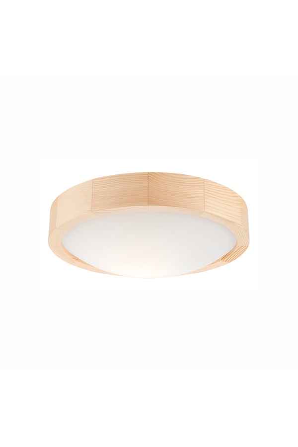 LD.PD-8.1 ANELLO laelamp kumera klaasiga, 1-lambiline puidust