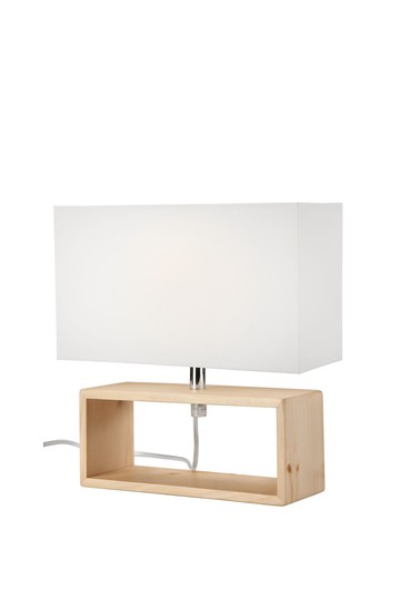 LN-1.D.8 SCANDI 1-lambiline puidust öölamp lambivarjuga
