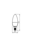 IQ-LED C35E14 5,9W-CW