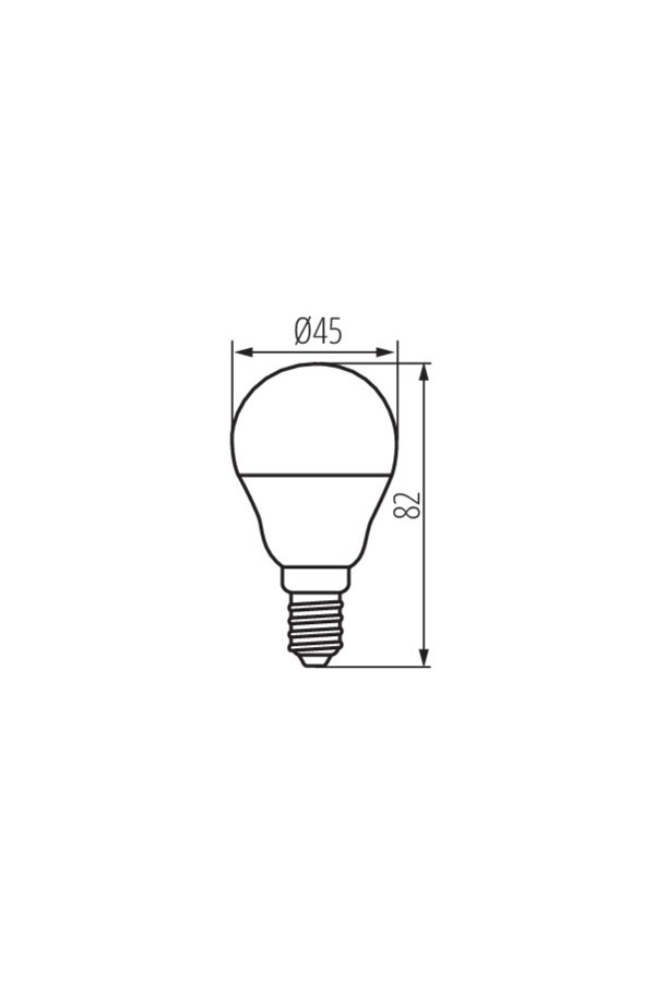 IQ-LED G45E14 3,4W-WW