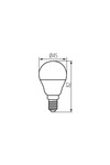 IQ-LED G45E14 3,4W-WW
