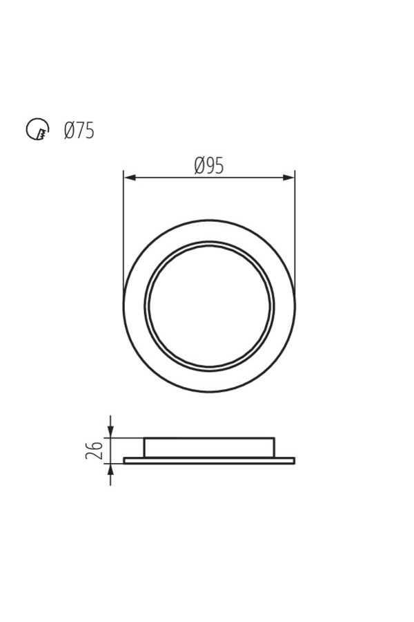 TAVO LED DO 5W-NW