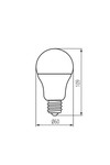 A60 N 9,5W E27-WW
