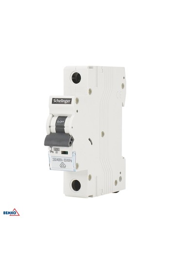 выключатель максимального тока 6ka 1p b 63a vde schelinger