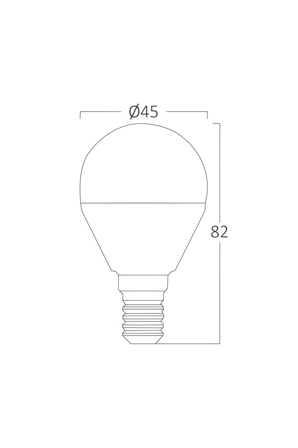Braytron ADVANCE 5W E14 P45 6500K LED BULB