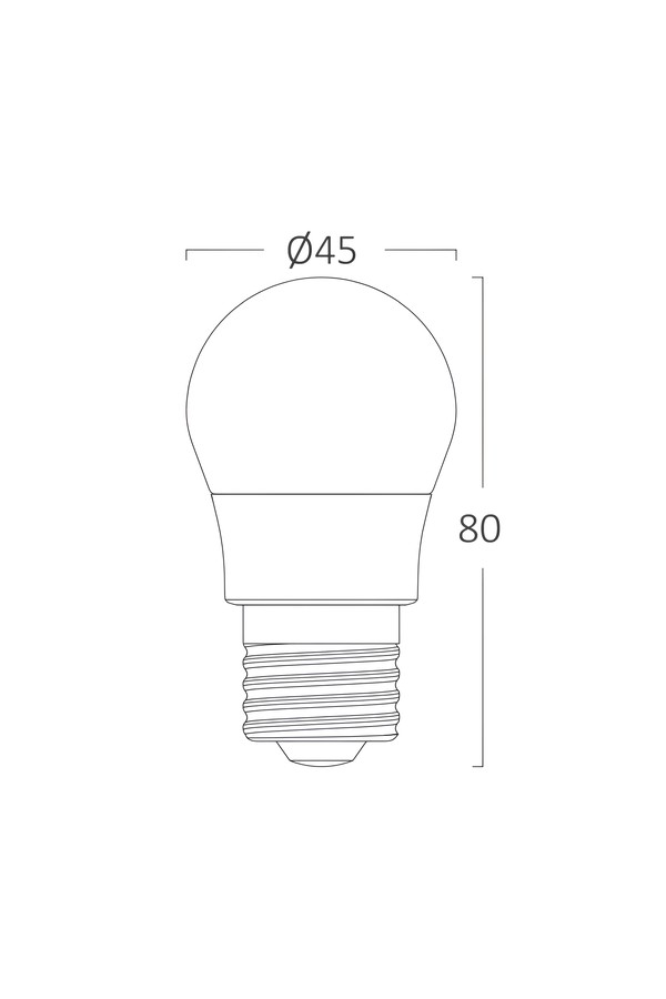 Braytron ADVANCE 5W E27 G45 3000K LED BULB