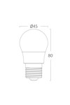 Braytron ADVANCE 5W E27 G45 4000K LED BULB