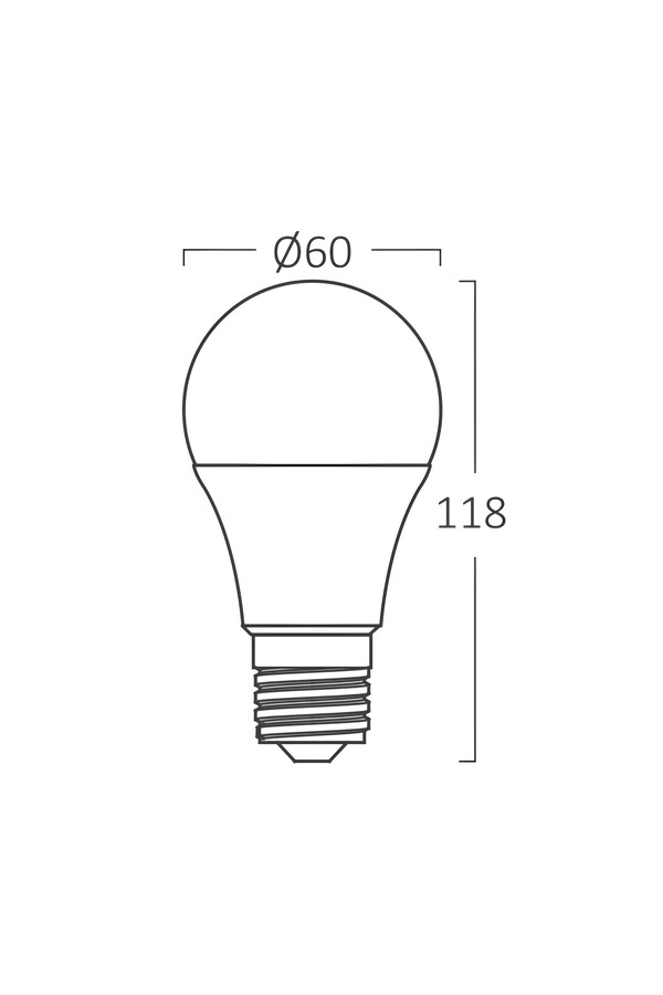 Braytron ADVANCE 13W E27 A60 4000K LED BULB