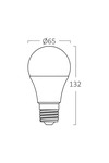 Braytron ADVANCE 16W E27 A65 3000K LED BULB
