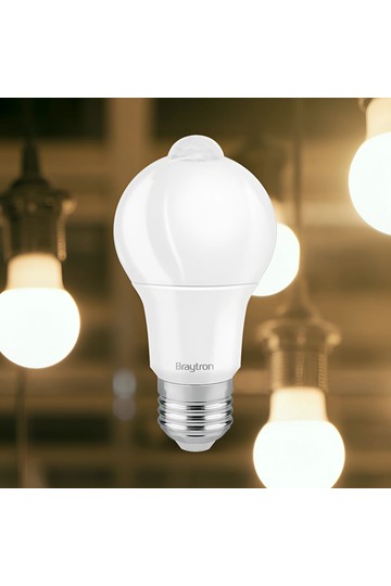 Braytron ADVANCE 9W MO.SENS. E27 A60 3000K LED BULB