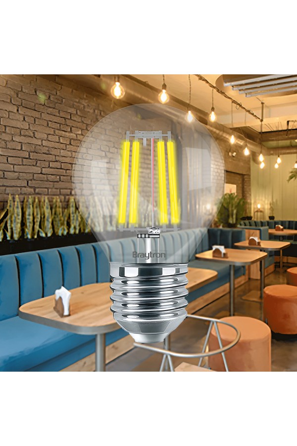 Braytron ADVANCE 6W E27 G45 CLR 3000K LED BULB