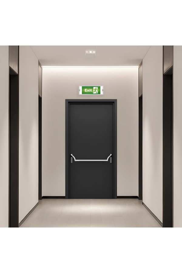 Braytron EXIT LED 3W DUAL IP54 WHT EMERGENCY EXIT LAMP