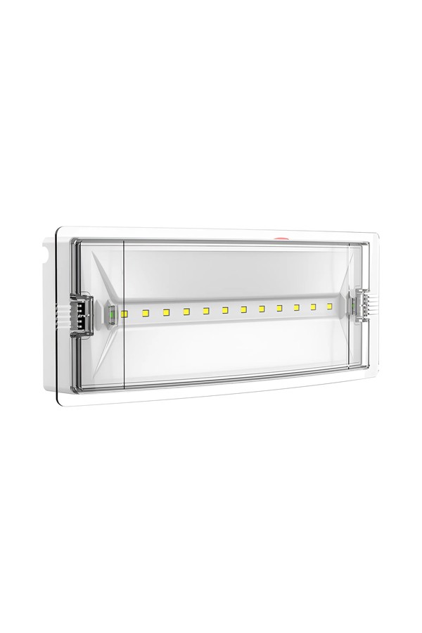 Braytron EXIT LED 3W DUAL IP54 WHT EMERGENCY EXIT LAMP