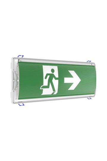 Braytron EXIT LED 5W DUAL IP65 WHT EMERGENCY EXIT