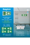 Braytron EXIT LED 5W DUAL IP65 WHT EMERGENCY EXIT