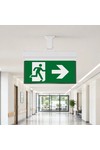 Braytron EXIT LED 2W HNG IP20 WHT EMERGENCY EXIT
