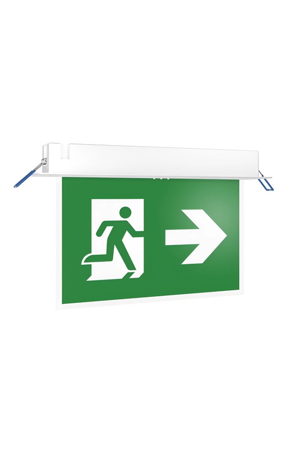 Braytron EXIT LED 2W RCS IP20 WHT EMERGENCY EXIT