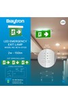 Braytron EXIT LED 2W RCS IP20 WHT EMERGENCY EXIT