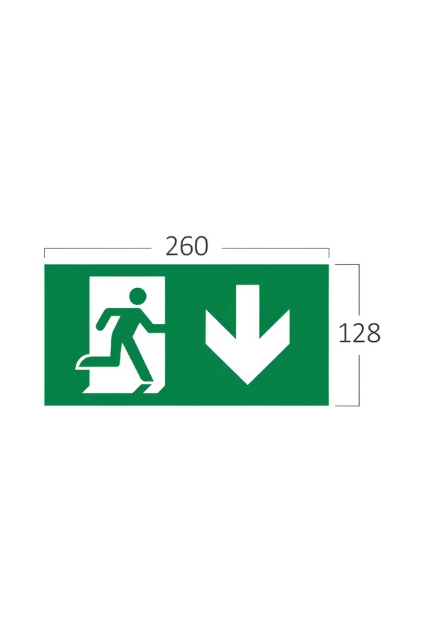 BRY-EXIT SING-DOWN-PVC-FOR BC14-011XX
