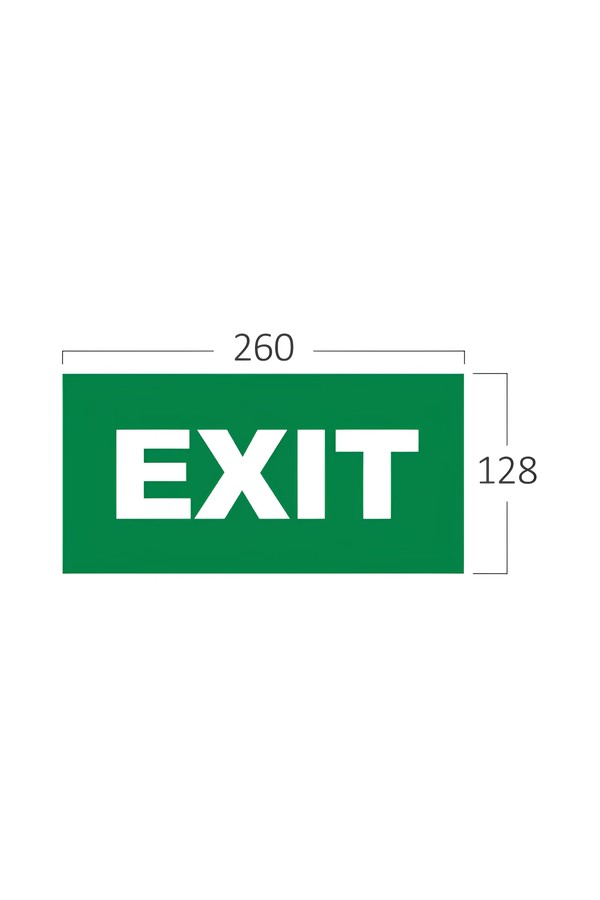 Braytron EXIT SING EXIT  PVC FOR BC14 011XX