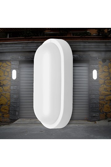 Braytron BULKHEAD B ELP 18W WHT IP54 3000K LED BULKHEAD