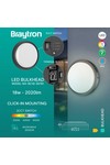 Braytron BULKHEAD 18W RND BLC SNS 3IN1 IP65 LED BULKHEA