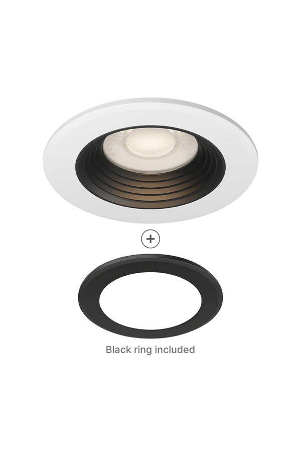 Braytron G6 D85 6.5W RND WHT/BLC DIM 3IN1 IP20 LED SPOT