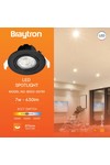 Braytron SPOTLED G3 7W RND BLC 3IN1 LED SPOTLIGHT