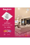 Braytron SPOTLED G3 7W SQR WHT 3IN1 LED SPOTLIGHT
