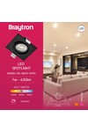 Braytron SPOTLED G3 7W SQR BLC 3IN1 LED SPOTLIGHT