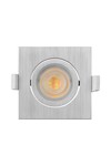 Braytron SPOTLED G3 7W SQR SLV 3IN1 LED SPOTLIGHT