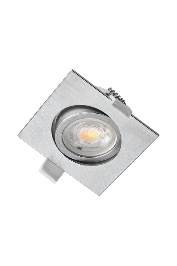 Braytron SPOTLED G3 7W SQR SLV 3IN1 LED SPOTLIGHT