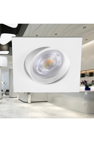Braytron SPOTLED G3 7W SQR WHT DIM 3IN1 LED SPOTLIGHT