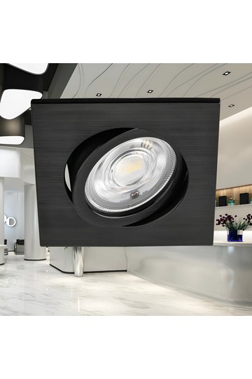 Braytron SPOTLED G3 7W SQR BLC DIM 3IN1 LED SPOTLIGHT