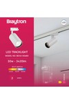 Braytron SHOPLINE P30 30W 2WRS WHT 3IN1 TRACKLIGHT
