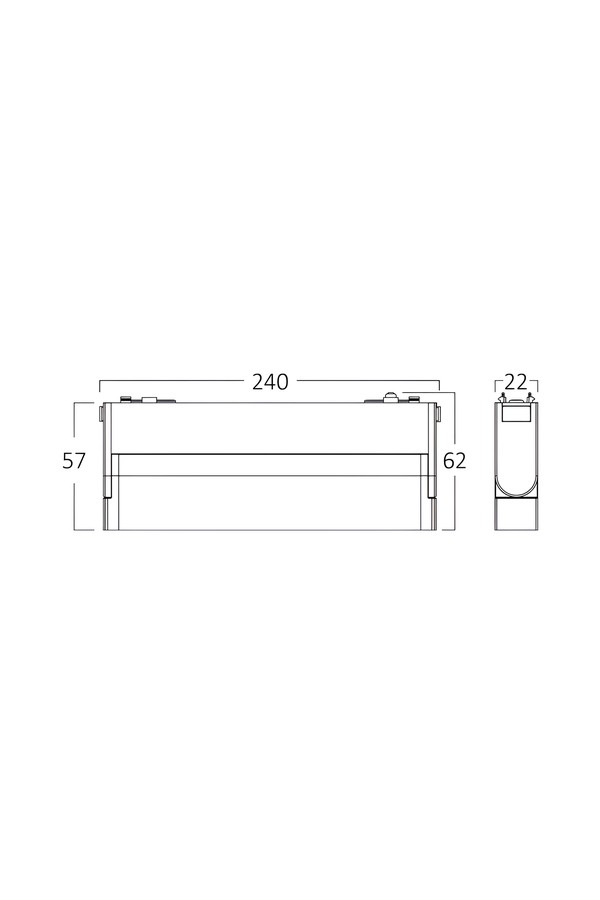 Braytron S20B WSL250 12W 48VDC 3IN1 BLC MAG.W.WASHER
