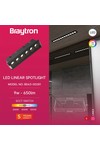 Braytron LINEX LN6 9W 3CCT BLC LED LINEAR FIXTURE
