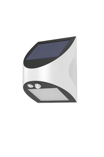 BRY-SOLARIS-W1-WHT-3W-6500K-IP54-SOLAR WALL LIGHT