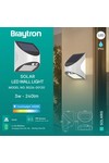 BRY-SOLARIS-W1-WHT-3W-6500K-IP54-SOLAR WALL LIGHT