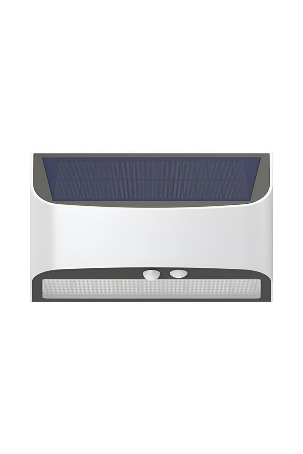 Braytron SOLARIS W1B WHT 6W 6500K IP54 SOLAR WALL LIGHT