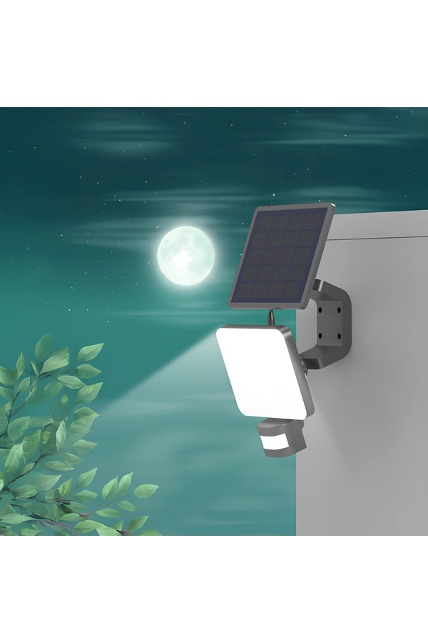 Braytron SOLARIS W2 BLC 15W 3IN1 IP54 SOLAR WALL LIGHT
