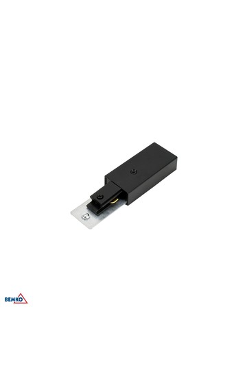 AS2 TRACKLIGHT SUPPLY CONNECTOR 1-PHASE 2-WIRES BLACK