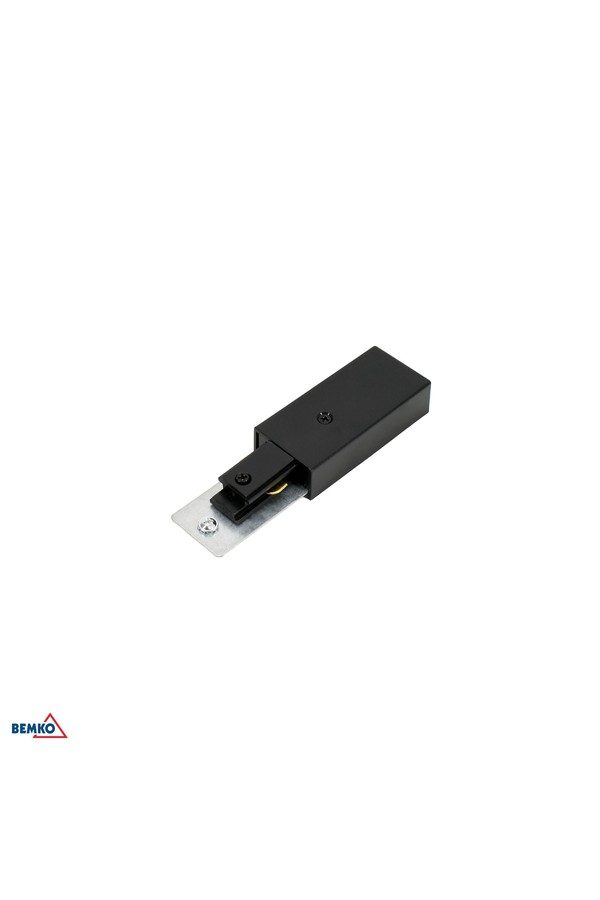 AS2 TRACKLIGHT SUPPLY CONNECTOR 1-PHASE 2-WIRES BLACK
