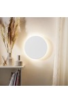 Braytron PALERMO M RND WHT 12W 3IN1 IP65 WALL LIGHT
