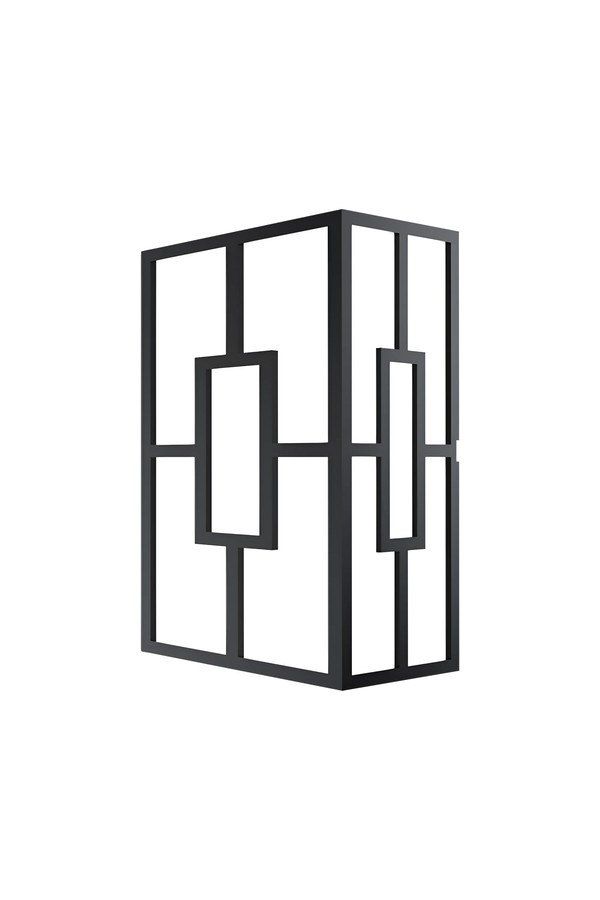 Braytron VENETO A SQR BLC 20W 3IN1 IP44 WALL LIGHT