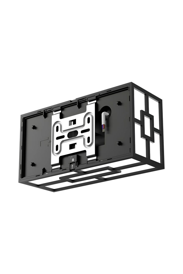Braytron VENETO A SQR BLC 20W 3IN1 IP44 WALL LIGHT