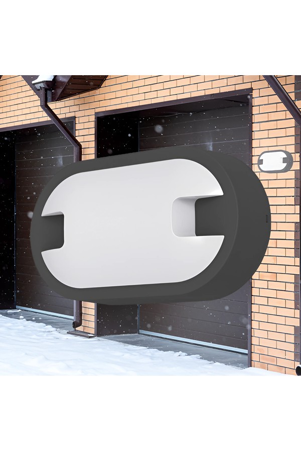 Braytron WALLS D ELP GRY 15W 6500K IP65 WALL LIGHT